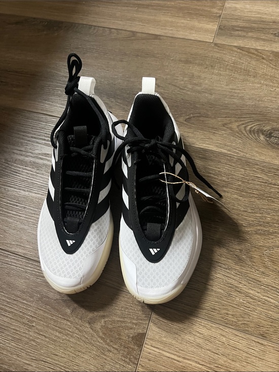 adidas White and Black Low-Top Sneakers